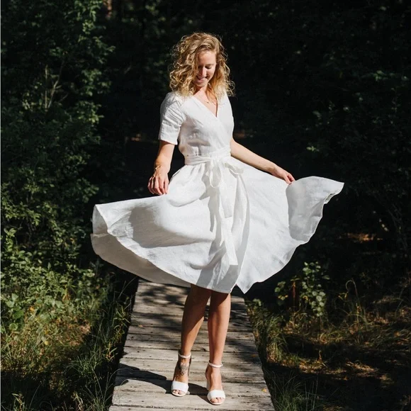 Mantaikotai Lisbon Wrap Dress - Picture 1 of 11